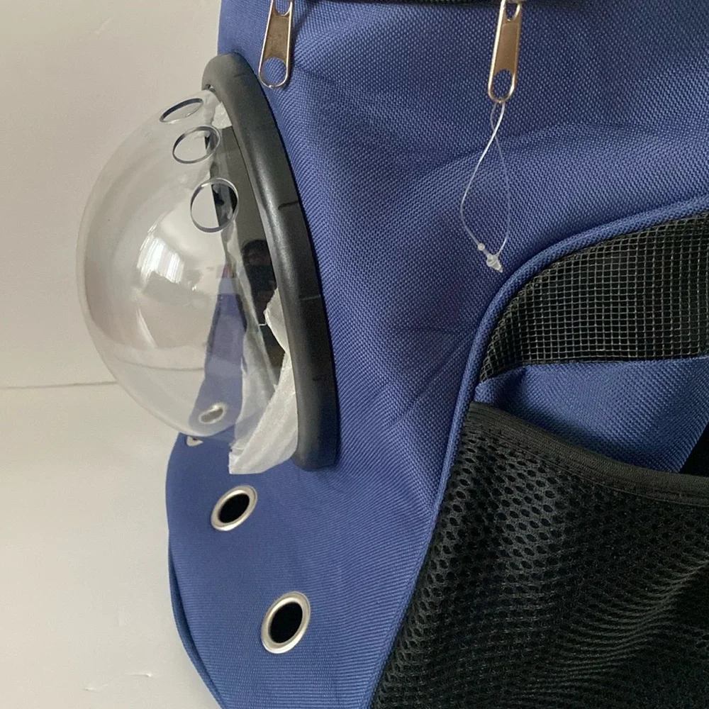Cat Backpack Pet Carrier Bubble Window Mesh Puppy Kitten Travel Bag New no tags